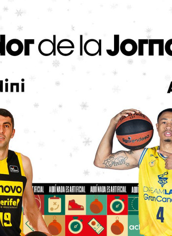 Gio Shermadini y AJ Slaughter, Jugadores de la Jornada 17