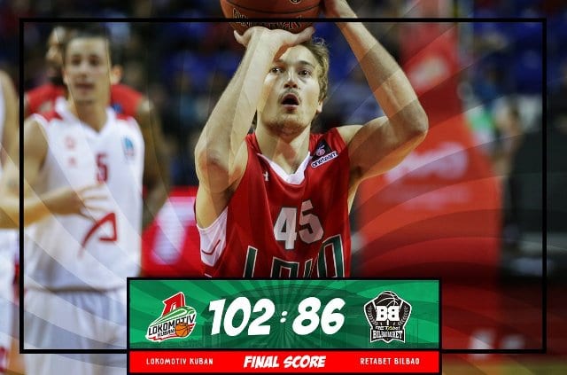 RETAbet Bilbao Basket cae en Krasnodar (102-86)