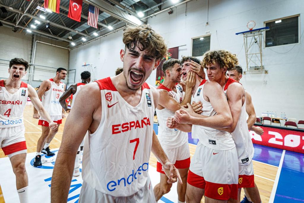 U19 World Masc.: Remontada nacional ante Francia para lograr la primera en la prórroga (60-59)