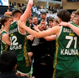 El Zalgiris conquista el título NextGen de la Euroliga tras superar al Milán, 81-89