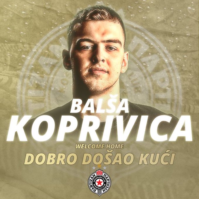 El Partizan Bélgrado anuncian la contratación de Balsa Koprivica