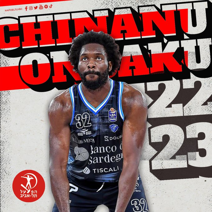 El Hapoel Tel Aviv anuncia el fichaje de Chinanu Onuaku