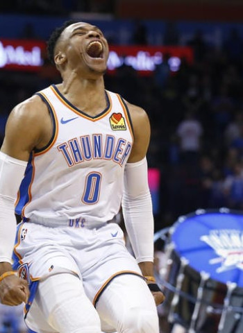 Westbrook realiza el segundo triple-doble 20-20-20 en la historia de la NBA
