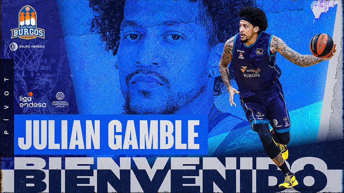 Julian Gamble refuerza al Hereda San Pablo Burgos