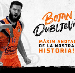 Bojan Dubljevic, máximo anotador de la historia del Valencia Basket