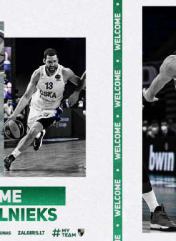 El Zalgiris Kaunas anuncia el fichaje de Janis Strelnieks