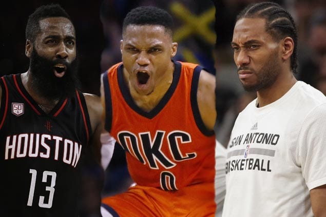 Entre Westbrook, Harden y Leonard se jugarán el MVP de la temporada