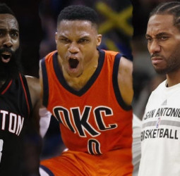 Entre Westbrook, Harden y Leonard se jugarán el MVP de la temporada