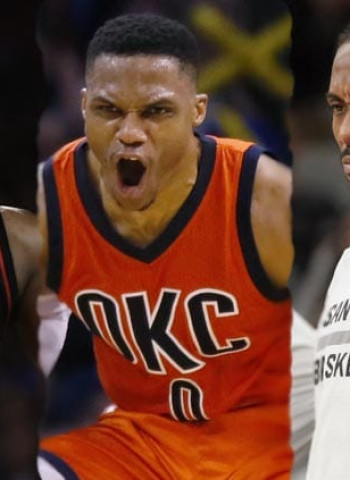 Entre Westbrook, Harden y Leonard se jugarán el MVP de la temporada