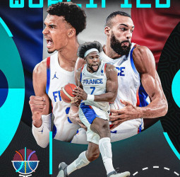 Francia asegura su clasificación para el EuroBasket 2025 y extiende su dominio