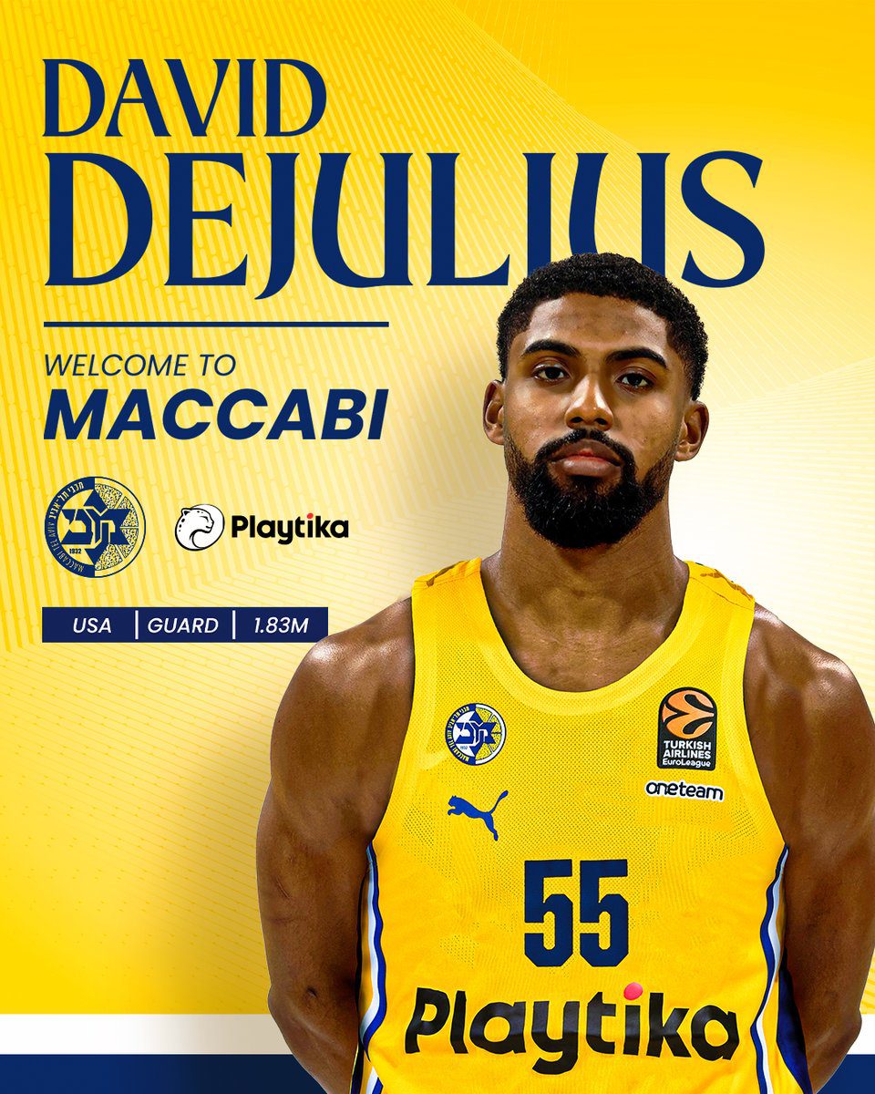 Maccabi incorpora al base David DeJulius desde el Aris