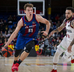Tormenta barcelonista frente al Baskonia en la segunda mitad (82-62)
