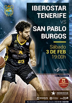 El Iberostar Tenerife se mide este sábado a un peligroso San Pablo Burgos