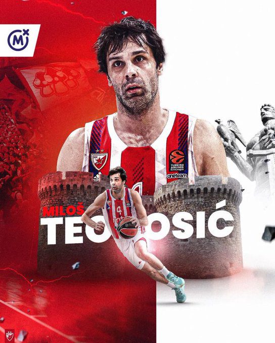 El Estrella Roja llega a un acuerdo con Milos Teodosic