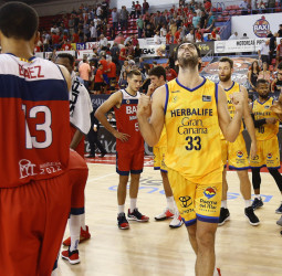 El Herbalife Gran Canaria consigue la primera (74-75)