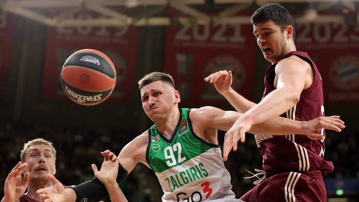 El Bayern reaviva las esperanzas de play-in tras superar al Zalgiris, 64-58