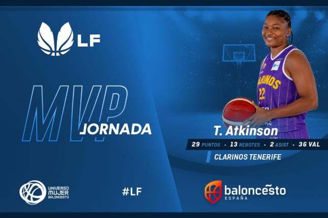 Las visitantes dominan en la 3 jornada. Tanaya Atkinson MVP con 36 valoración