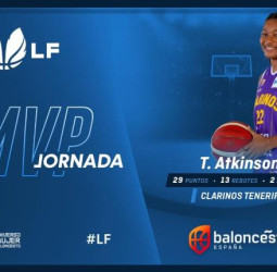 Las visitantes dominan en la 3 jornada. Tanaya Atkinson MVP con 36 valoración