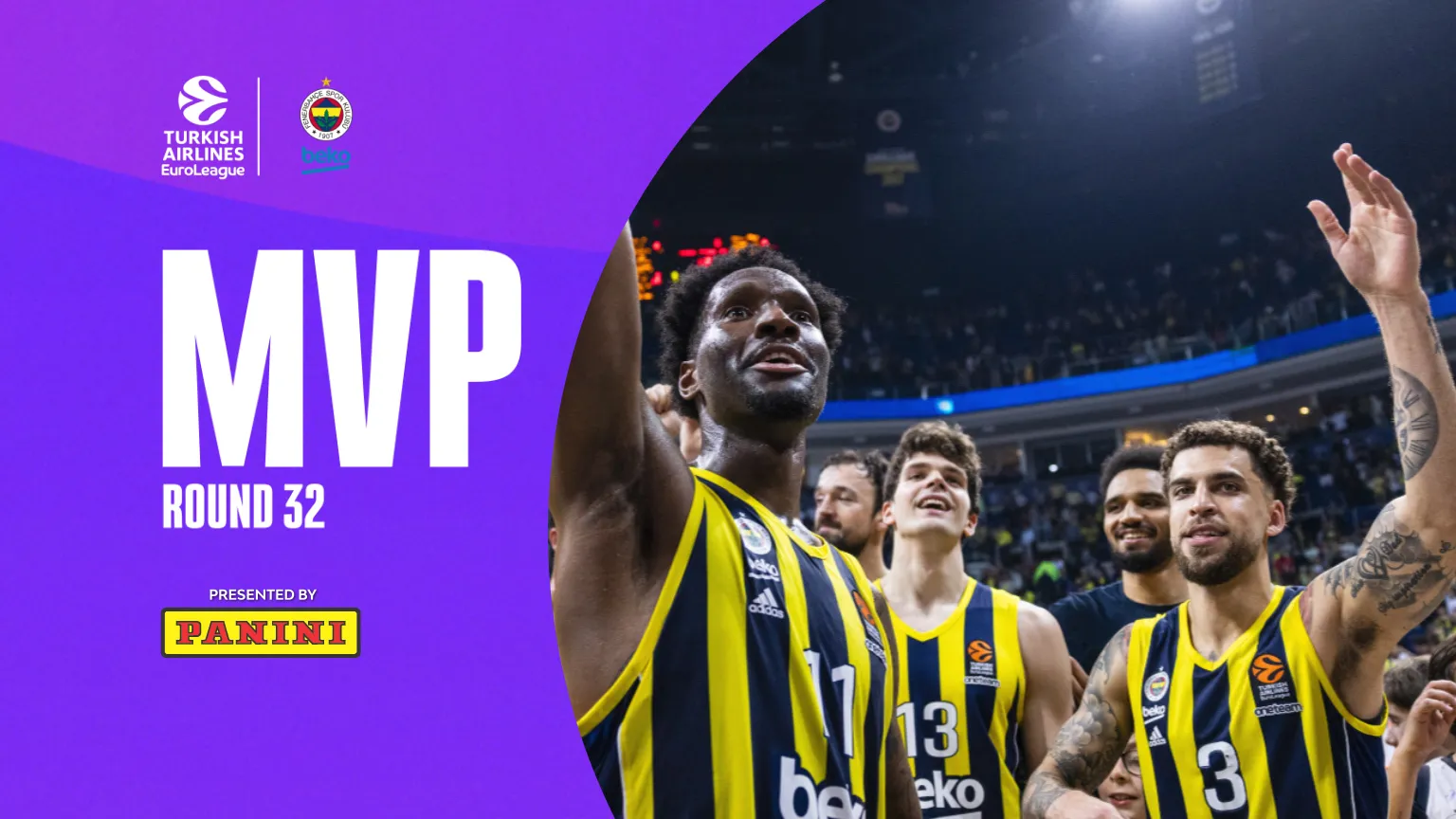 MVP jornada 32º EuroLeague: Nigel Hayes-Davis, Fenerbahce Beko Estambul