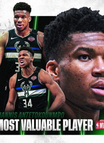 Giannis Antetokounmpo, MVP de la temporada NBA 2019/20