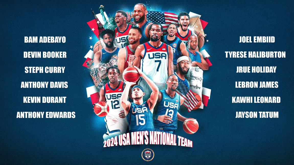 USA anuncia la selección masculina que disputará los Juegos Olímpicos