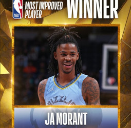Ja Morant, jugador con mayor progresión de la temporada