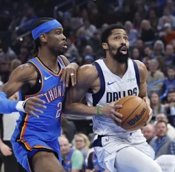 Dinwiddie fue fundamental en la victoria de los Mavericks ante los Thunder, 121-115