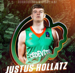 KK Cedevita Olimpija Ljubljana anuncia el fichaje de Justus Hollatz