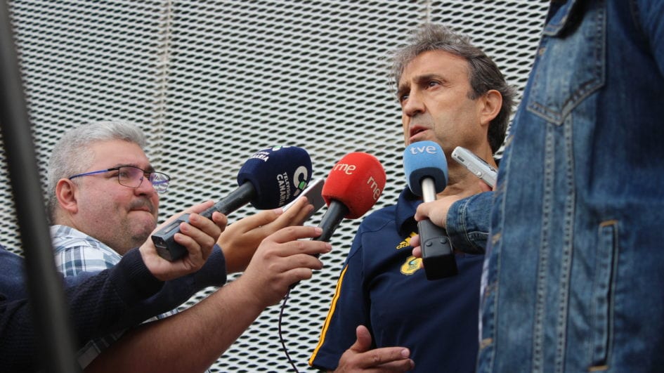 Luís Casimiro: "Tenemos que jugar fuera de casa con ese aspecto físico que nos da nuestra cancha" 