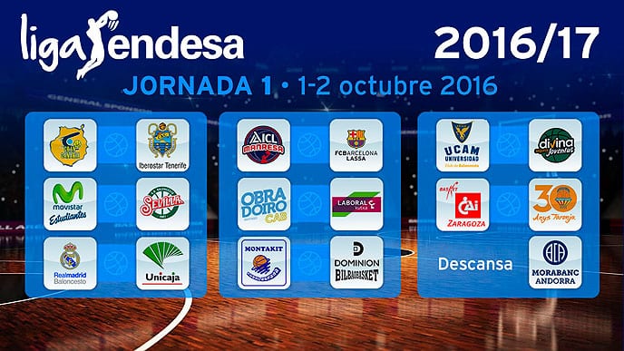 El Rio Natura Monbus Obradoiro comenzará la temporada 2016/17 en casa contra Laboral Kutxa Baskonia