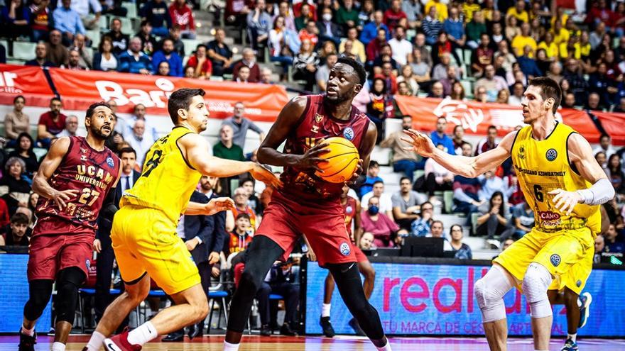 El UCAM firma pleno de victorias en casa en la Champions (81-74)