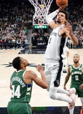 Wembanyama impulsa a los Spurs a una contundente victoria sobre los Bucks, 118-144