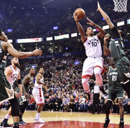 DeRozan y McCollum, protagonistas de la noche NBA