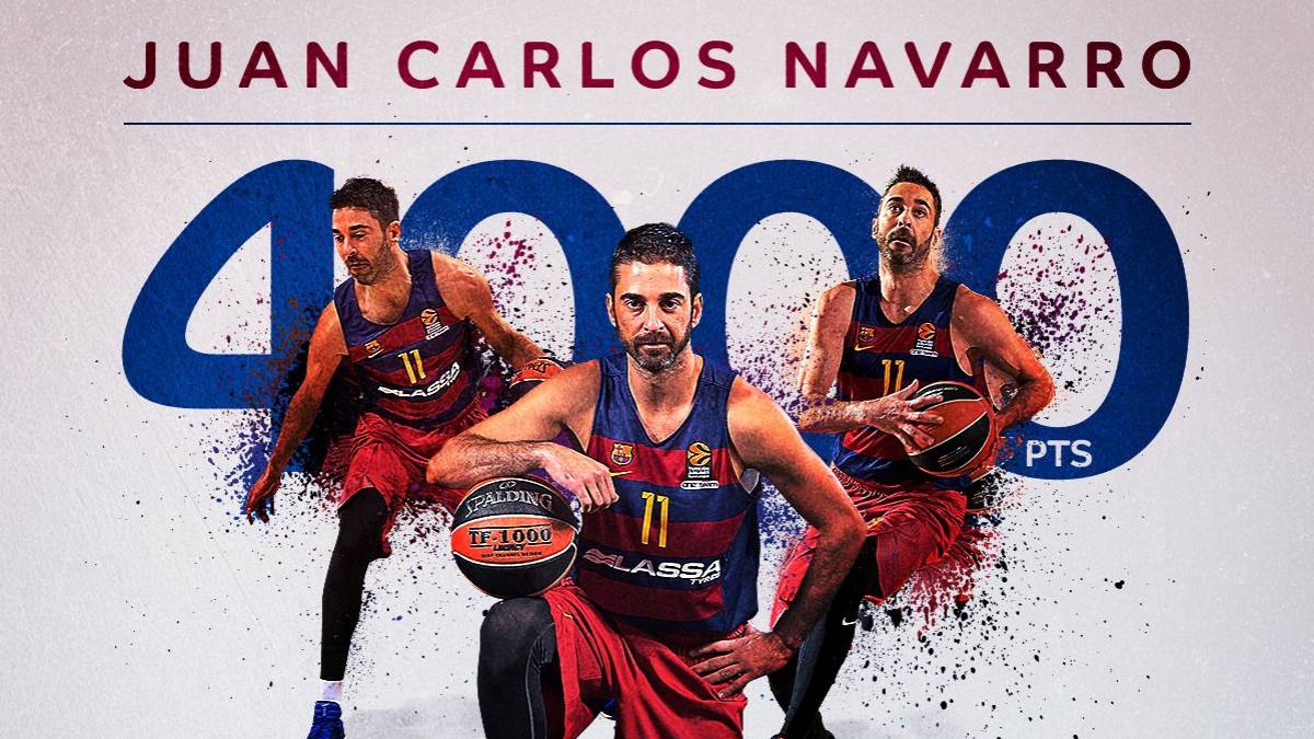 Juan Carlos Navarro alcanza los 4.000 puntos en la EuroLiga