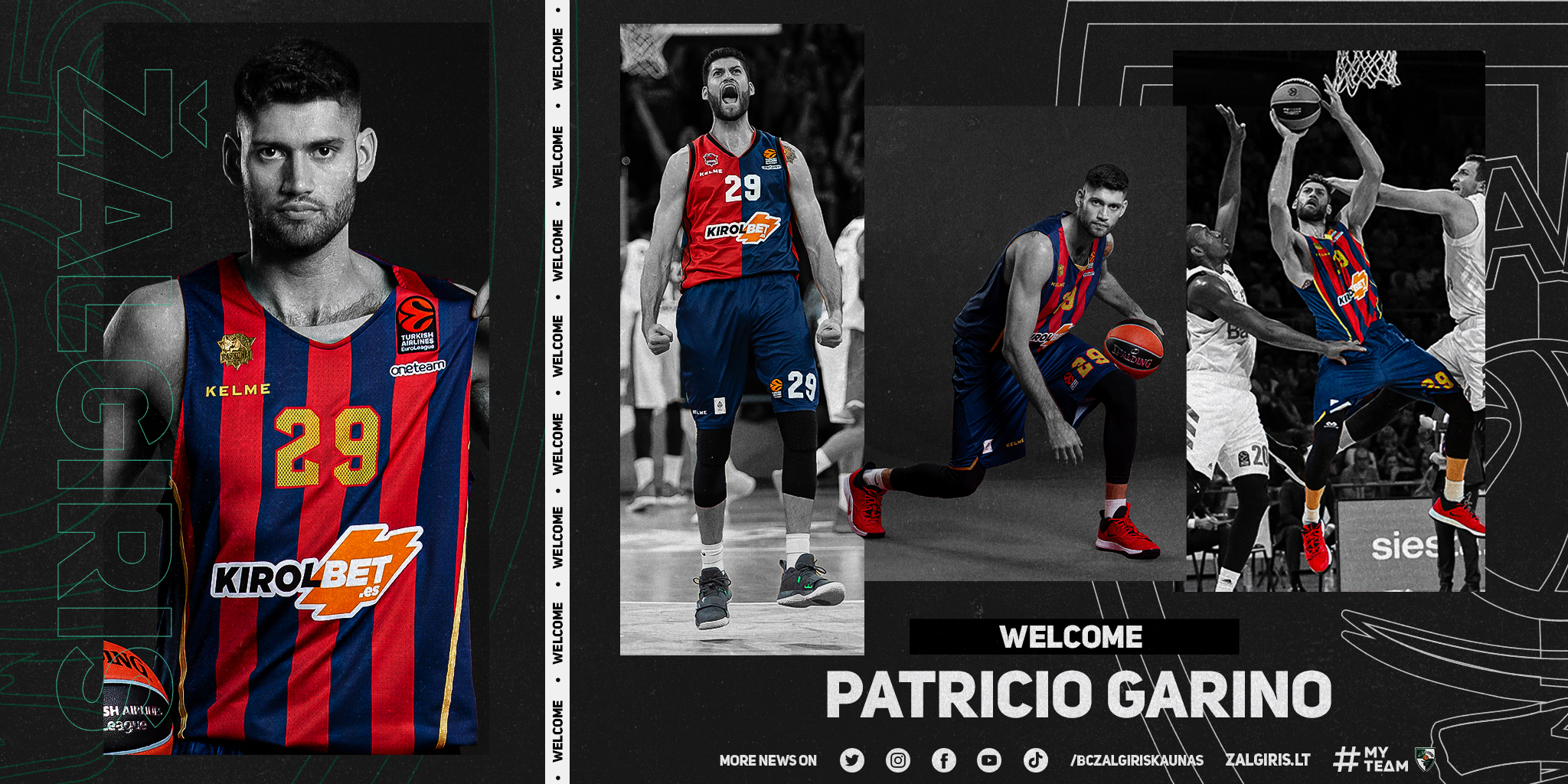 El Zalgiris Kaunas anuncia el fichaje de Patricio Garino