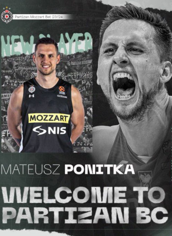 El Partizan anuncia el fichaje de Mateusz Ponitka