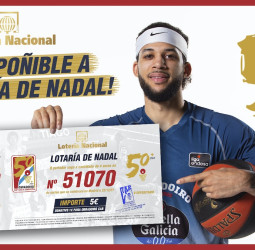 El Monbus Obradoiro repite con la fecha de fundación del club, el 51070, en la Lotería de Navidad