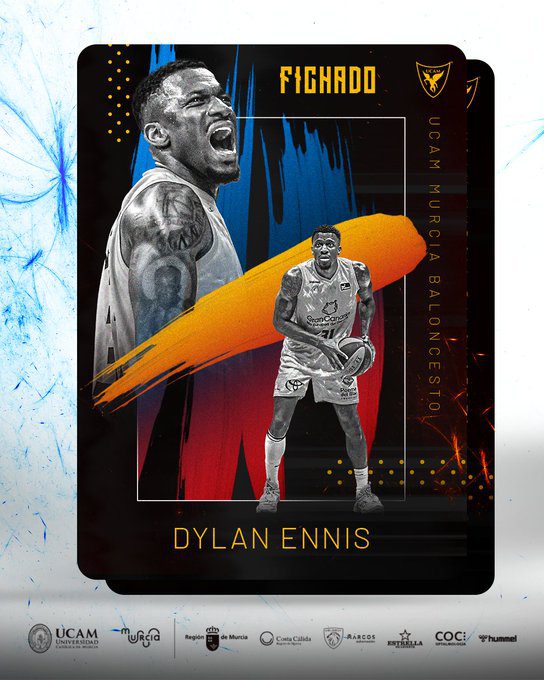 Dylan Ennis, primer fichaje del UCAM Murcia CB 23/24