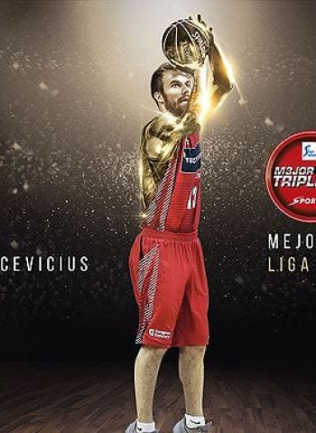 Gecevicius recibe el Premio Sportium al Mejor Triplista de la Liga Endesa