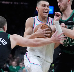 Los Heat en llamas: Miami aplasta a Boston, 124-103