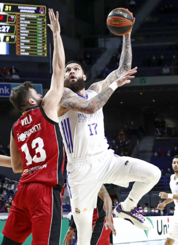 El Real Madrid arrolla al Casademont Zaragoza (94-69)