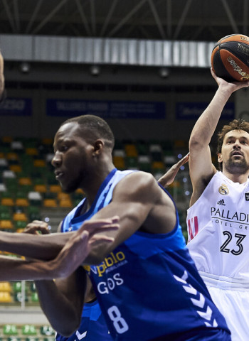 El Real Madrid se exhibe en defensa para seguir invicto en Liga (60-74)