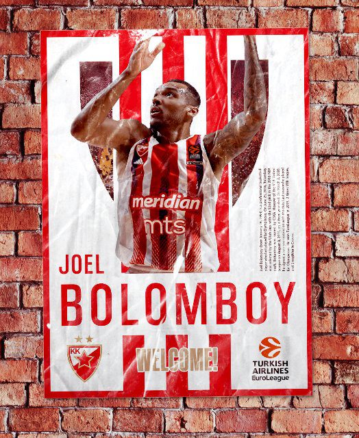 Joel Bolomboy firma por el Estrella Roja