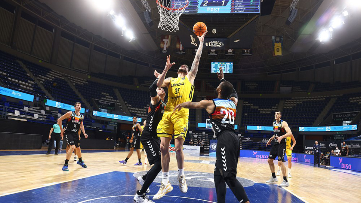 Lenovo Tenerife de primero y San Pablo Burgos de segundo a la final 8 (89-60)