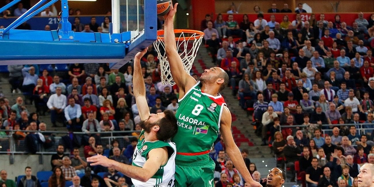 Gran victoria colectiva del Laboral Kutxa para sumar el primer punto de los Playoff (84-68)
