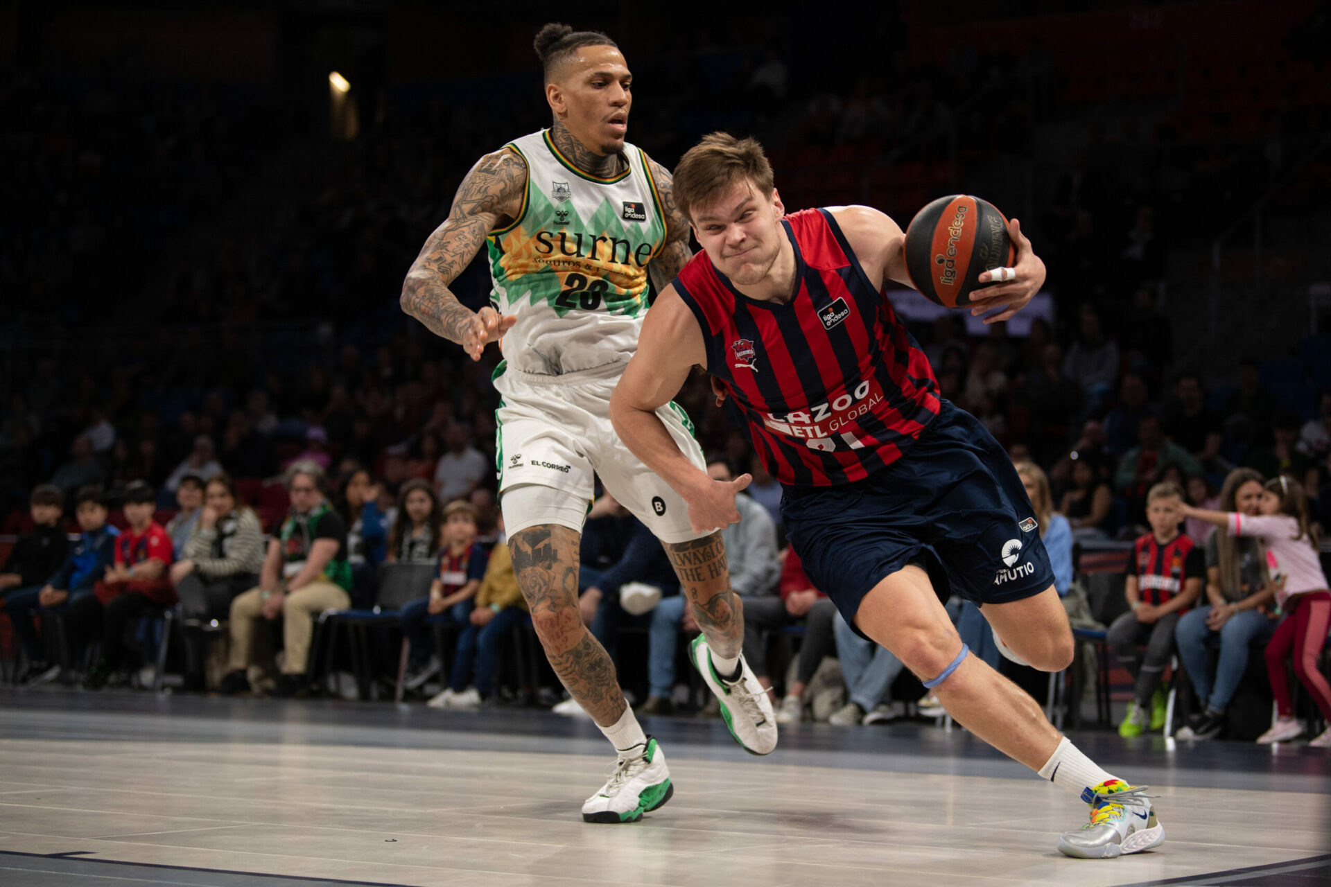 Cazoo Baskonia se impone al Bilbao Basket, 100-78