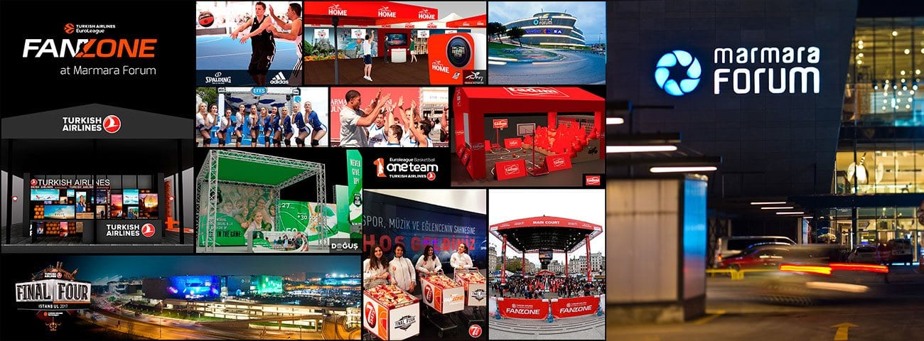 El Marmara Forum de Estambul será el epicentro de la EuroLeague con su #F4FANZONE