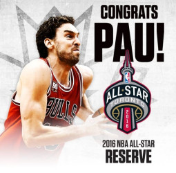 Pau Gasol jugará en el all star de Toronto