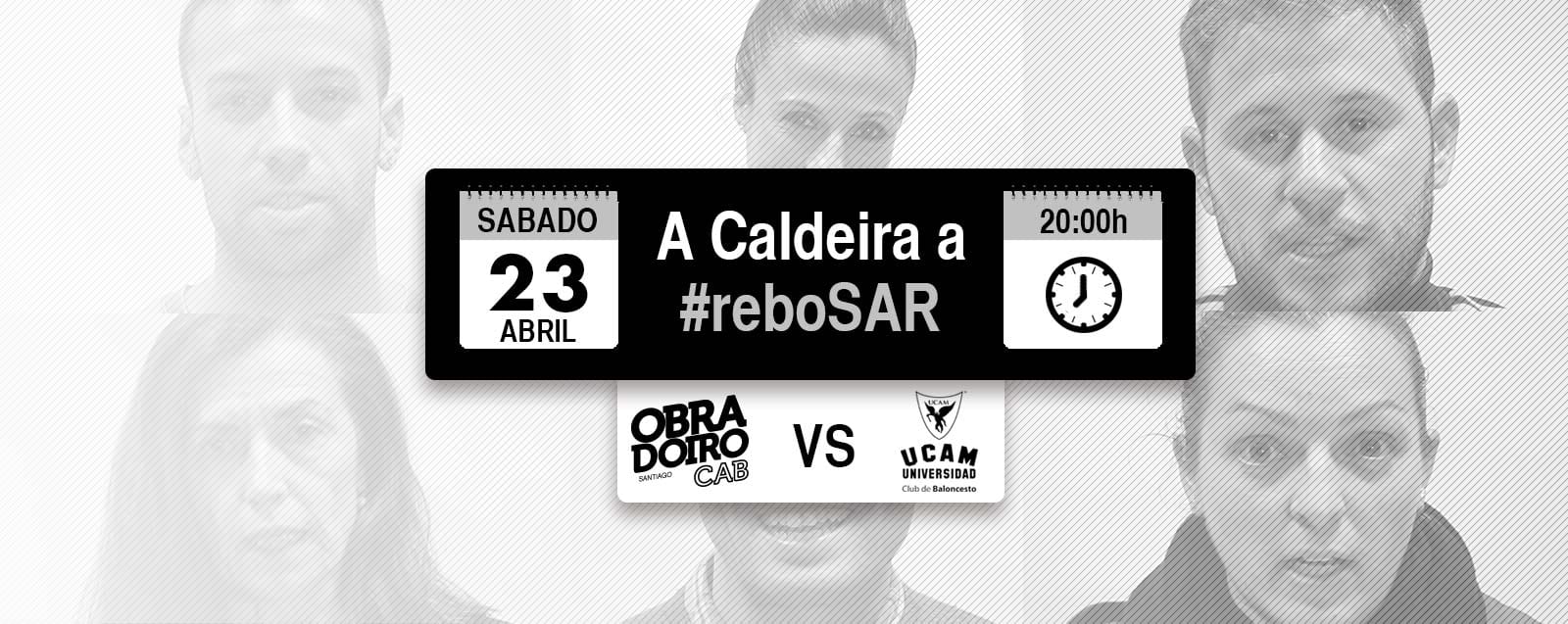 La afición obradoirista pone la Caldeira a #reboSAR para recibir al UCAM Murcia