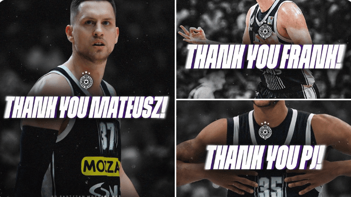 El Partizan anuncia las salidas de PJ Dozier, Frank Kaminsky y Mateusz Ponitka